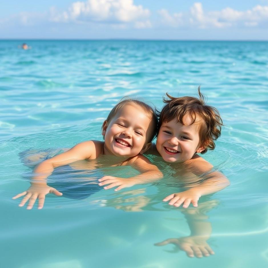 Dream : Dreaming of swimming in the sea with your sibling