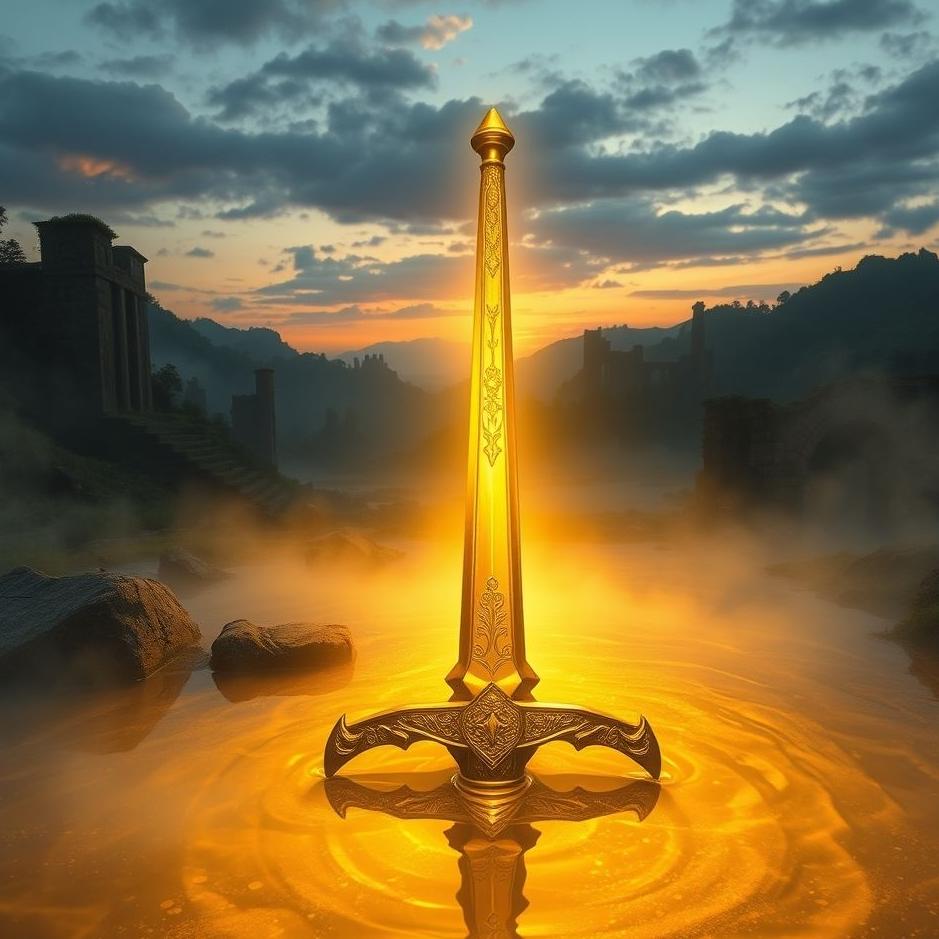 Dream Dictionary : Dreams About Gold Sword