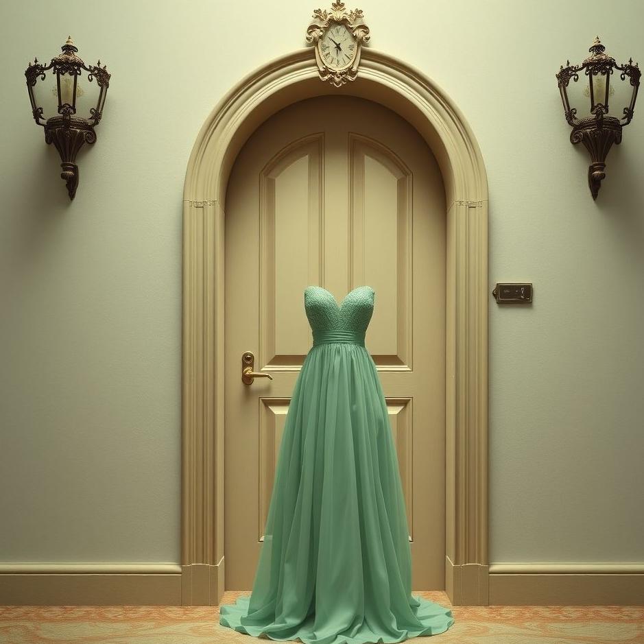 Dream : Dress in front of a door in a dream