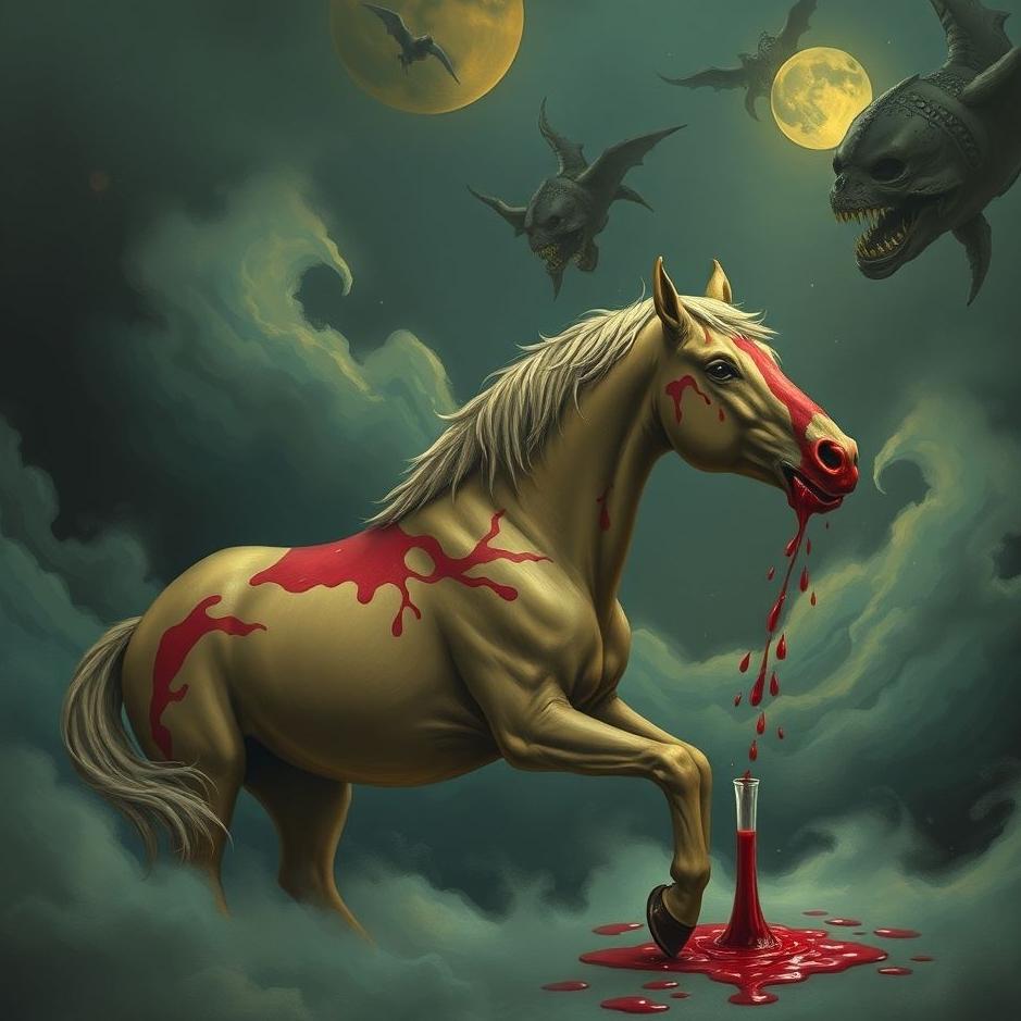Dream : Drink horse blood in the dream