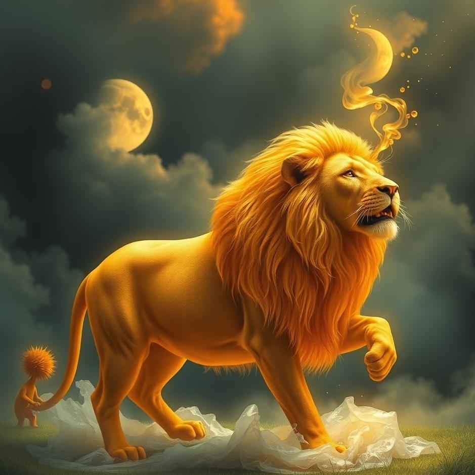 Dream : Drink lion syrup in the dream