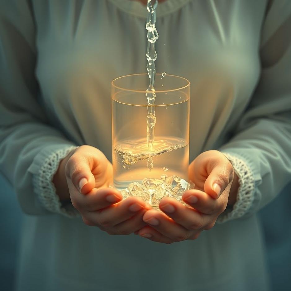 Dream : Drink water from the hands of the mother in the dream