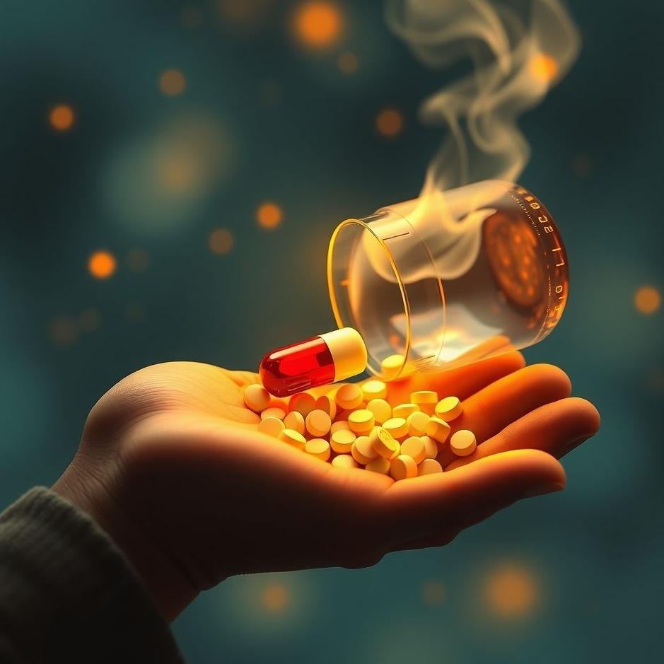 Dream : Drinking a handful full pill in the dream