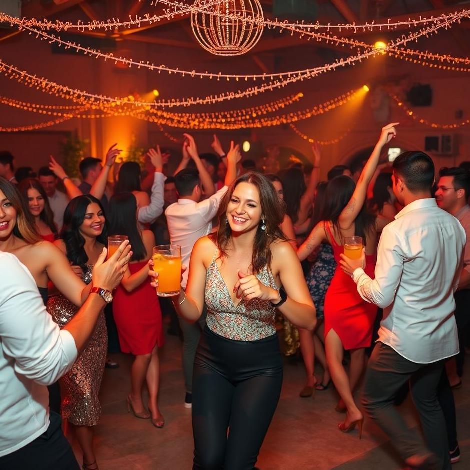 Dream : Drinking and dancing