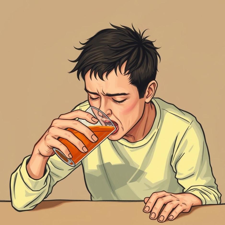 Dream : Drinking and vomiting