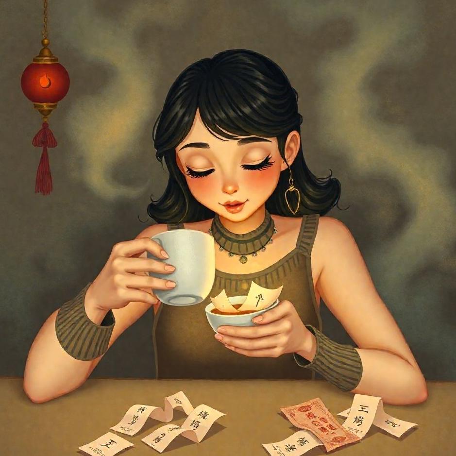 Dream : Drinking coffee and telling fortunes in a dream