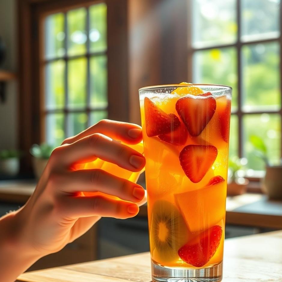 Dream : Drinking fruit juice