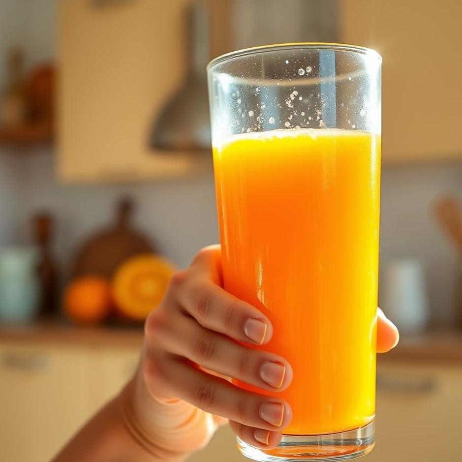 Dream : Drinking orange juice