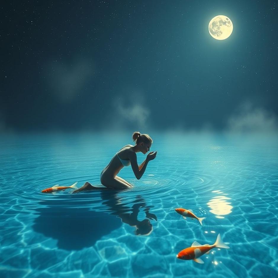 Dream Dictionary : Drinking water from a fish lake in a dream