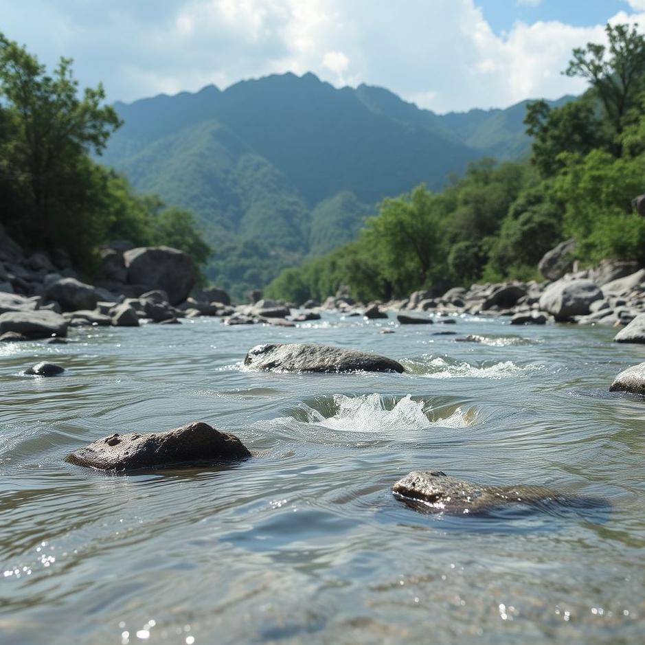 Dream : Drinking water from flowing river in the dream