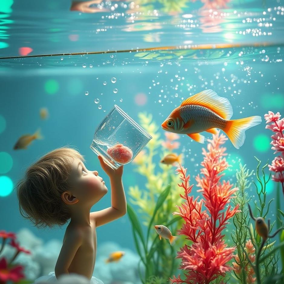 Dream : Drinking water from the aquarium in the dream