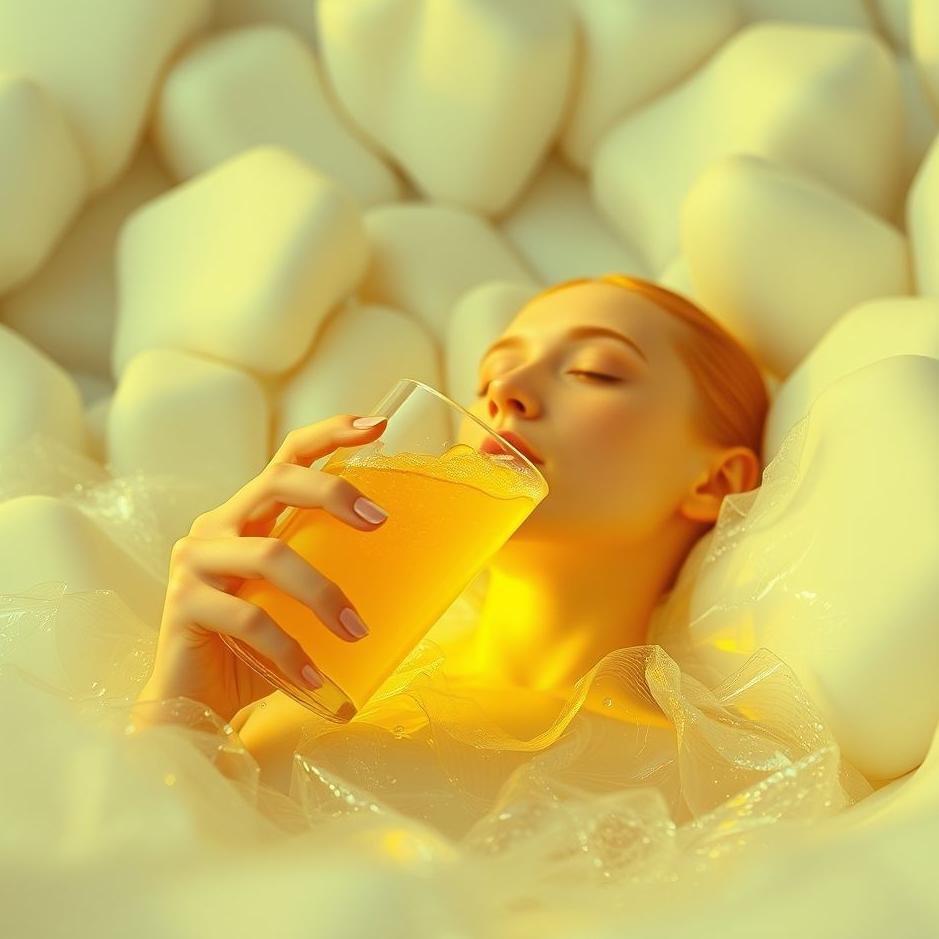 Dream : Drinking yellow cola in a dream