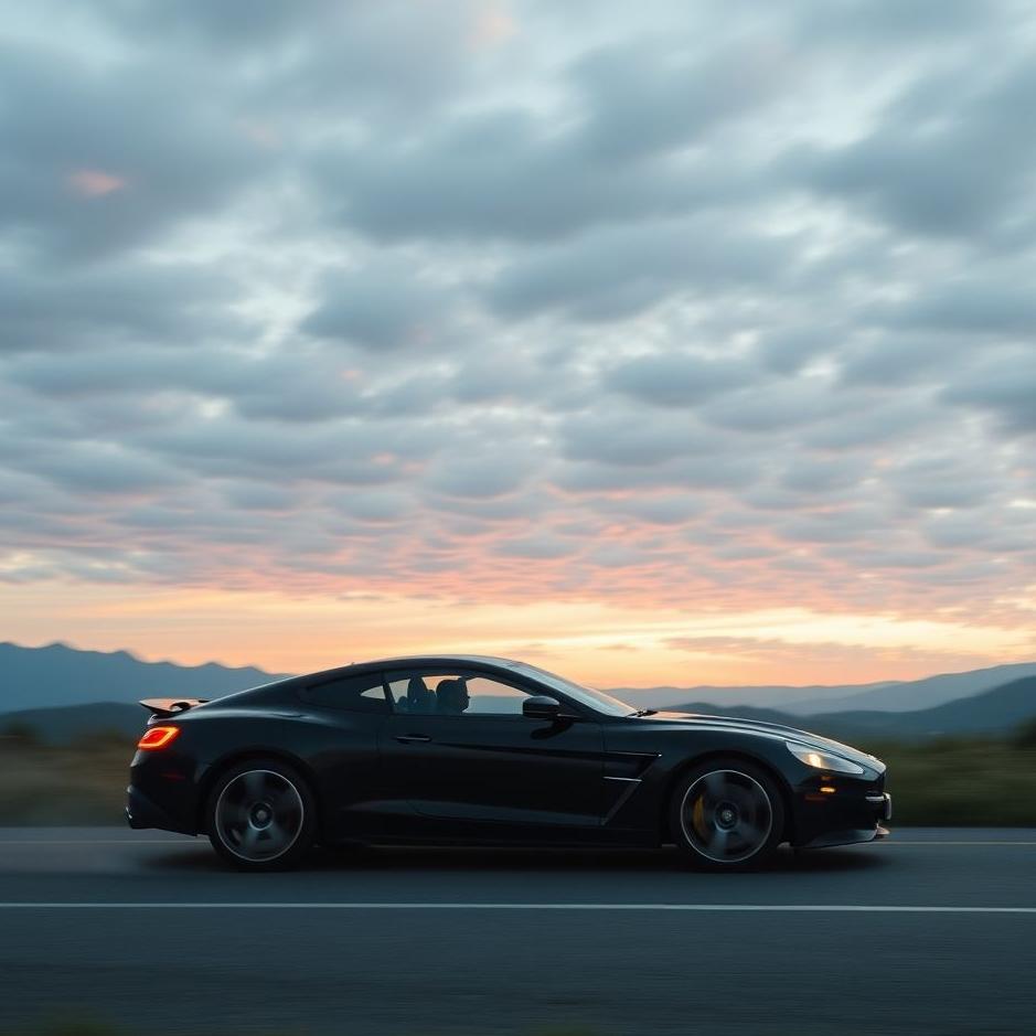 Dream : Driving a black car in a dream