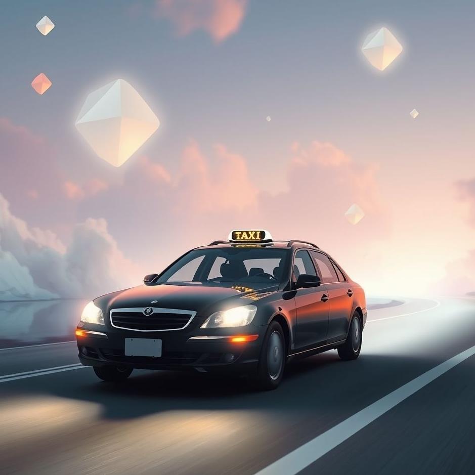 Dream : Driving a black taxi in a dream