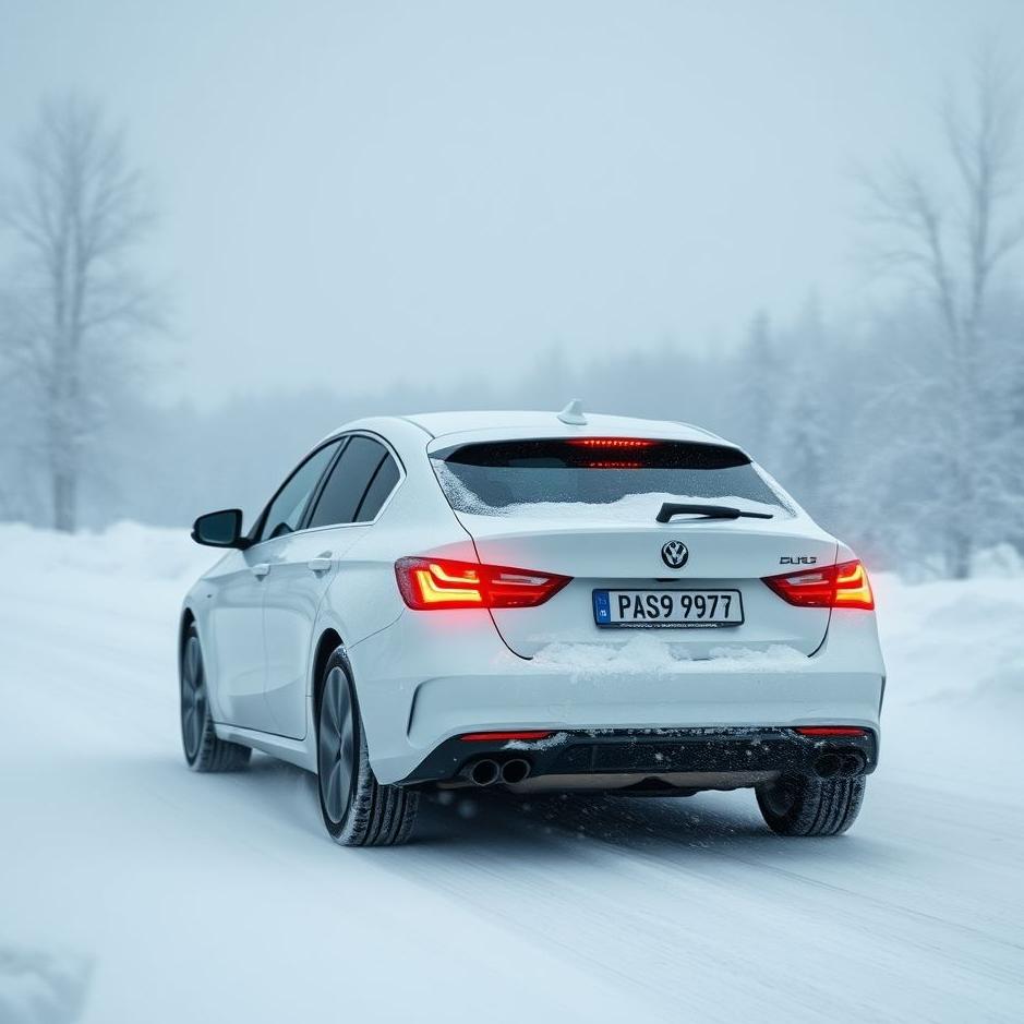 Dream : Driving a car in winter