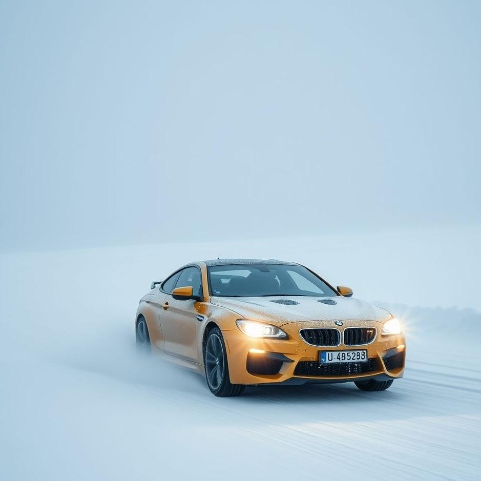 Dream : Driving a car on snow in a dream