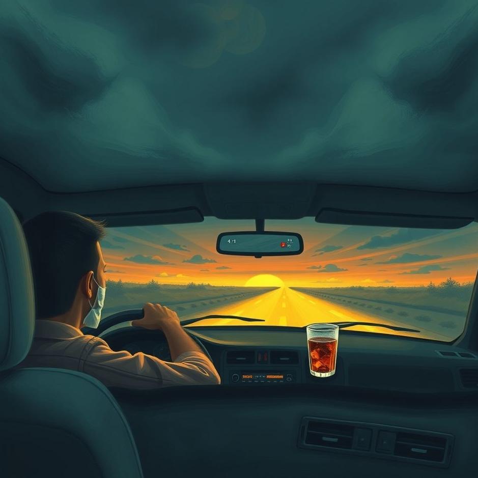 Dream : Driving a car while drunk in a dream