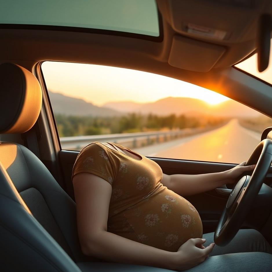 Dream : Driving a car while pregnant