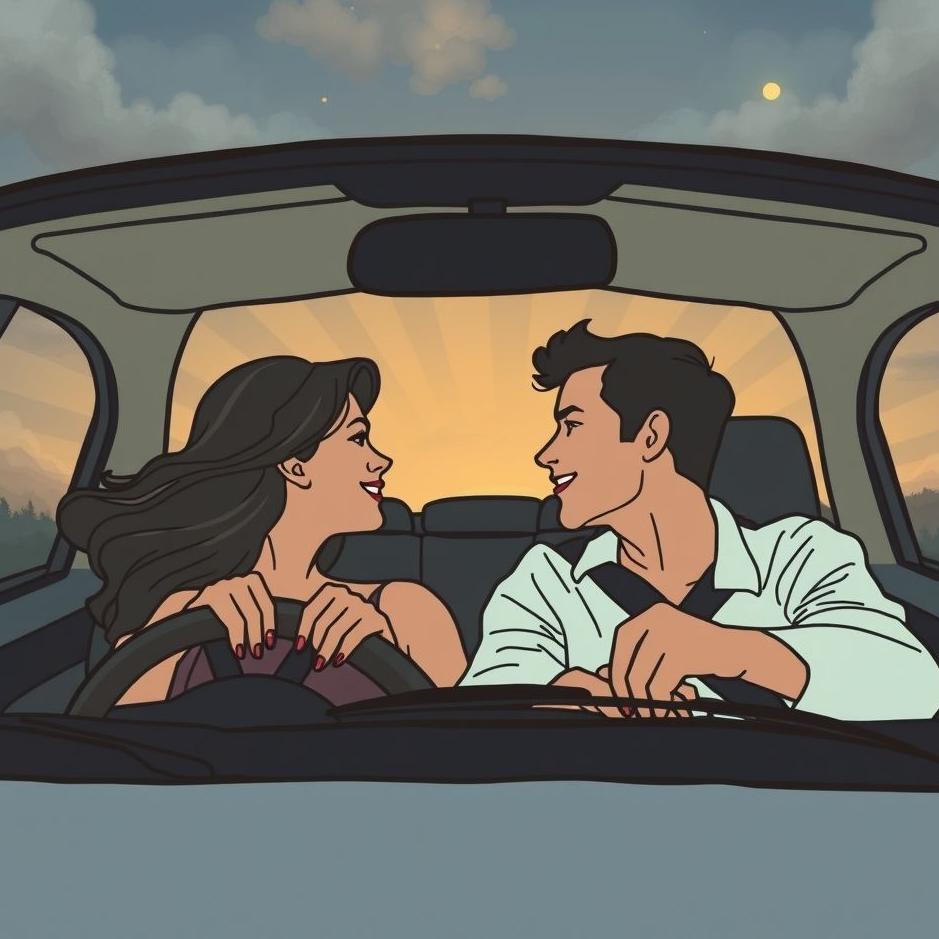 Dream : Driving a car with your lover in a dream