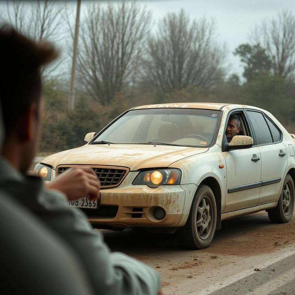 Dream : Driving a dirty car