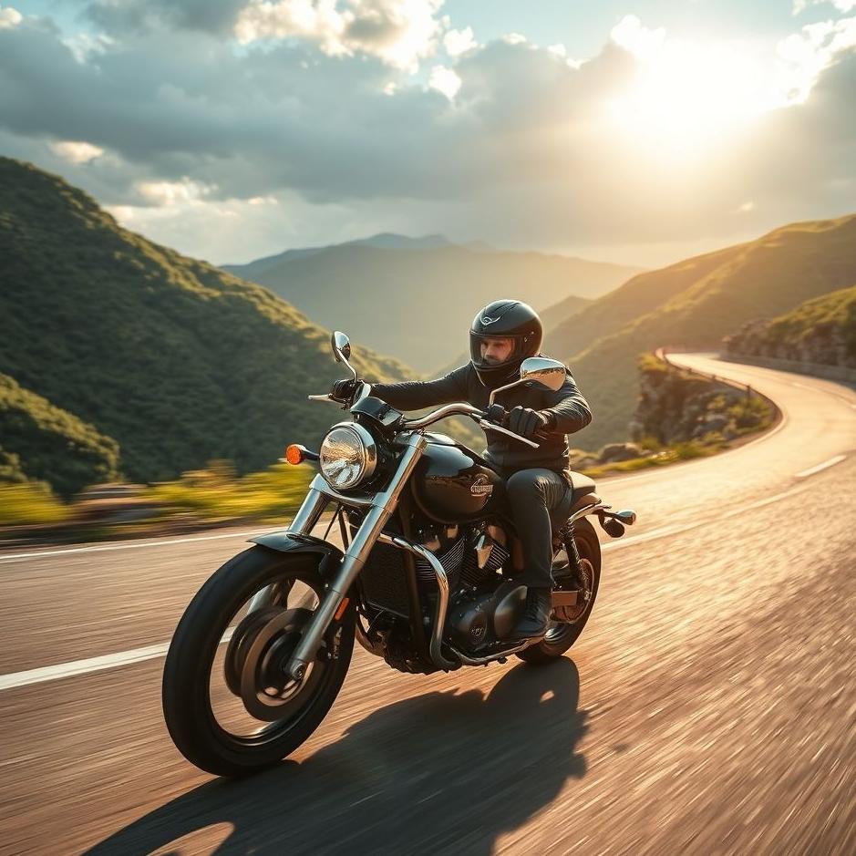 Dream : Driving a motorbike with no brakes