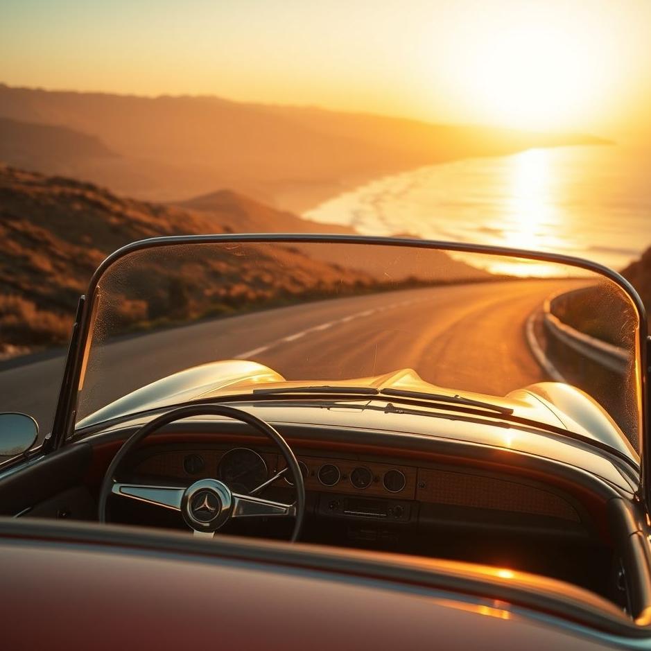 Dream : Driving a nostalgic car