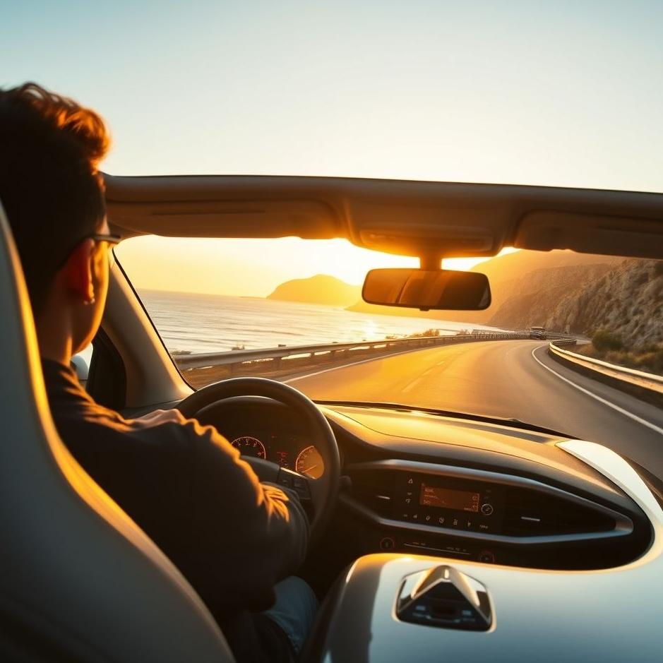 Dream : Driving a rental car