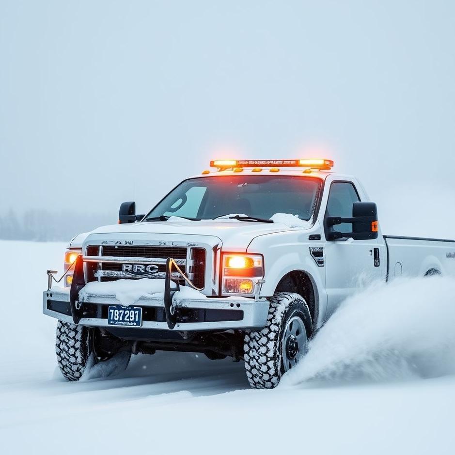 Dream : Driving a truck in the snow