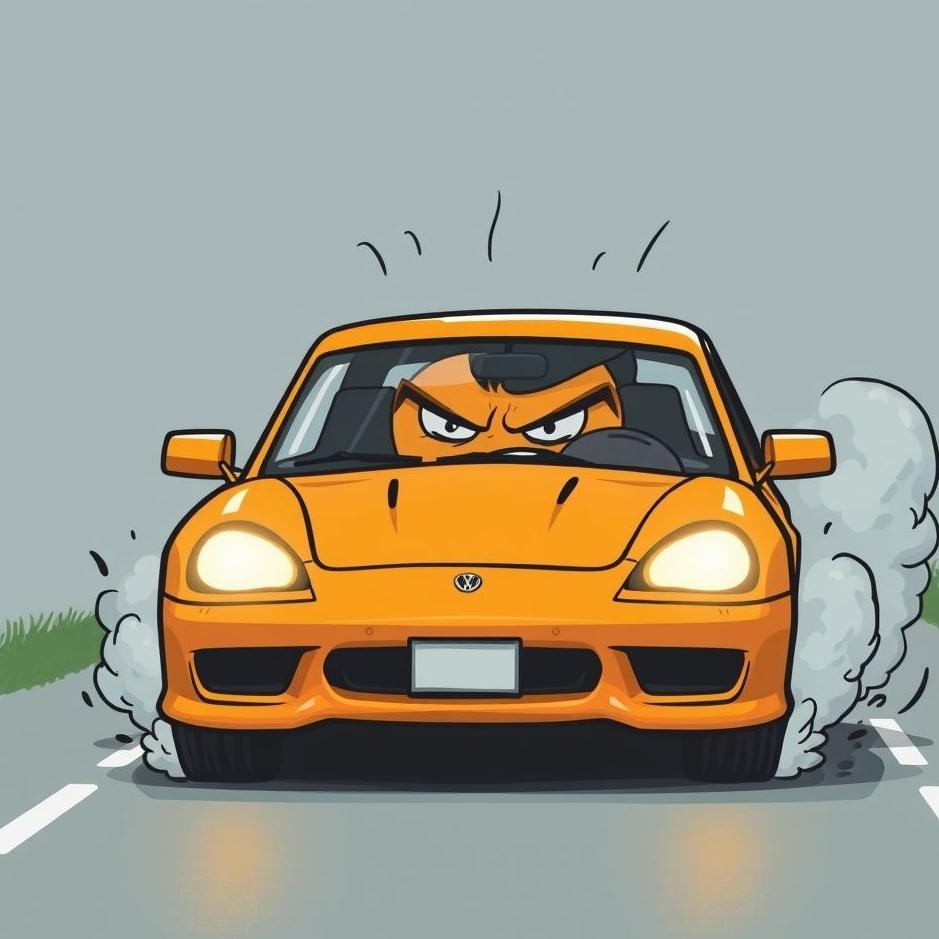 Dream : Driving an angry car