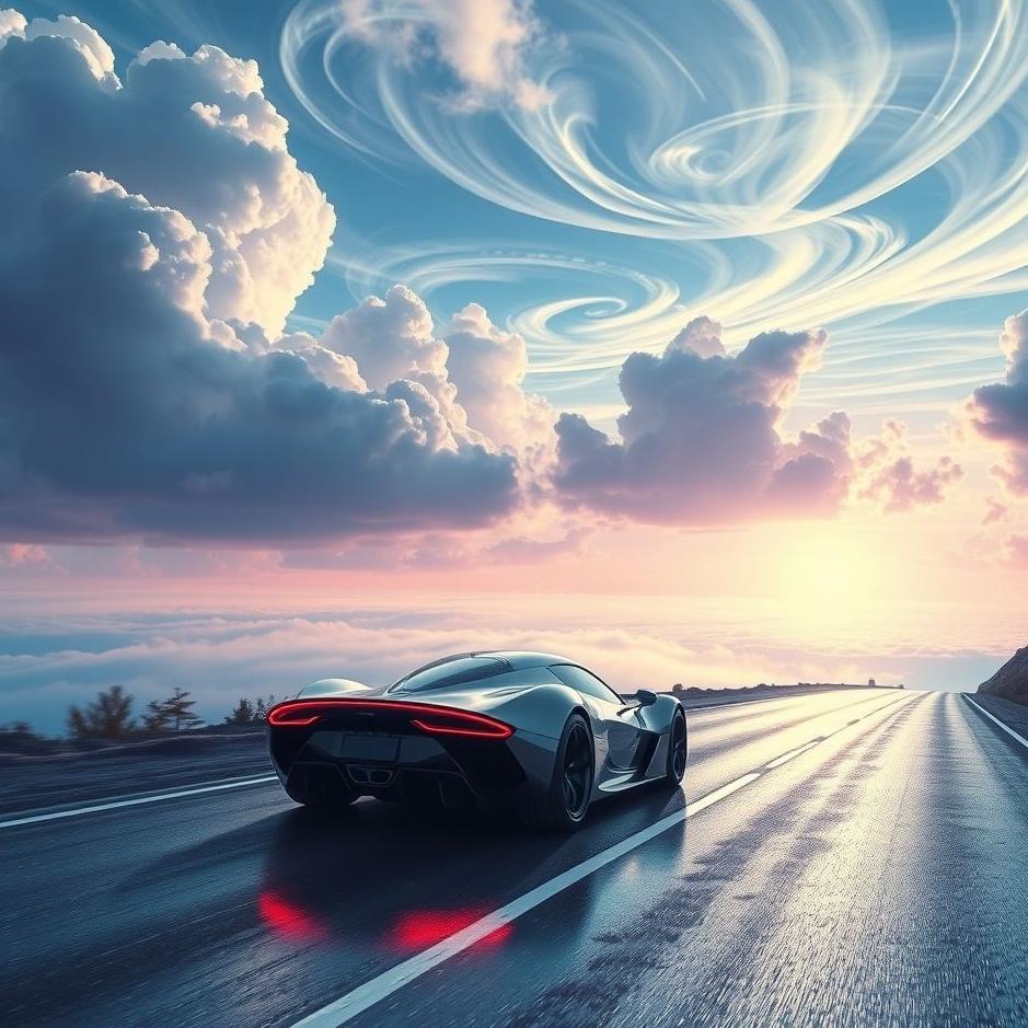 Dream Dictionary : Driving car on asphalt road in the dream