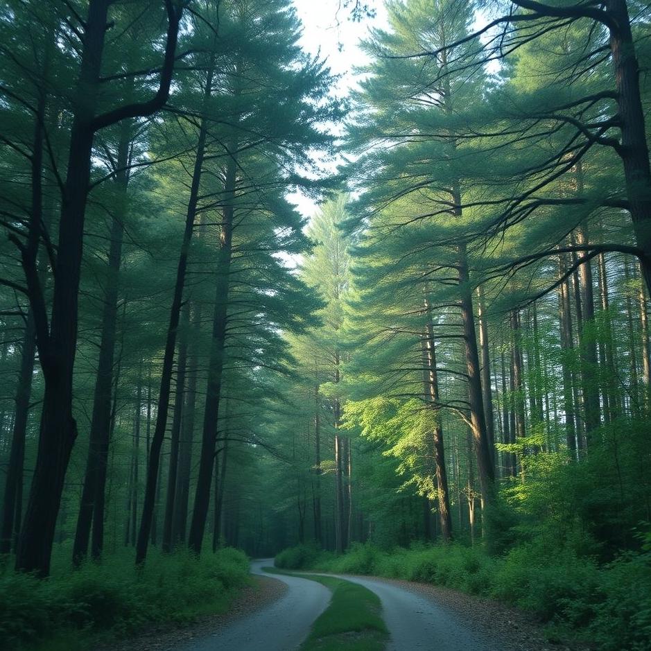 Dream : Driving in the forest in a dream