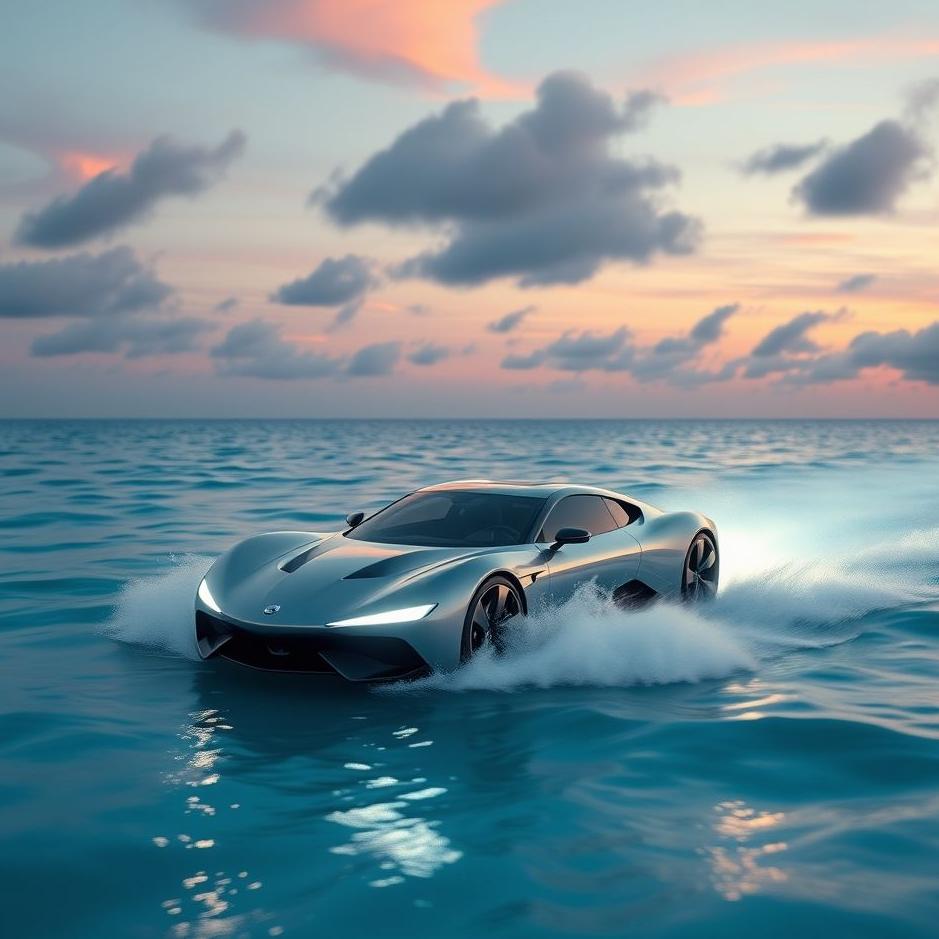 Dream Dictionary : Driving the car in the sea in the dream
