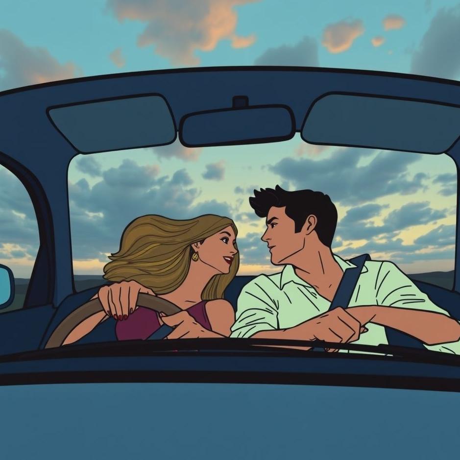 Dream : Driving with your lover in a dream