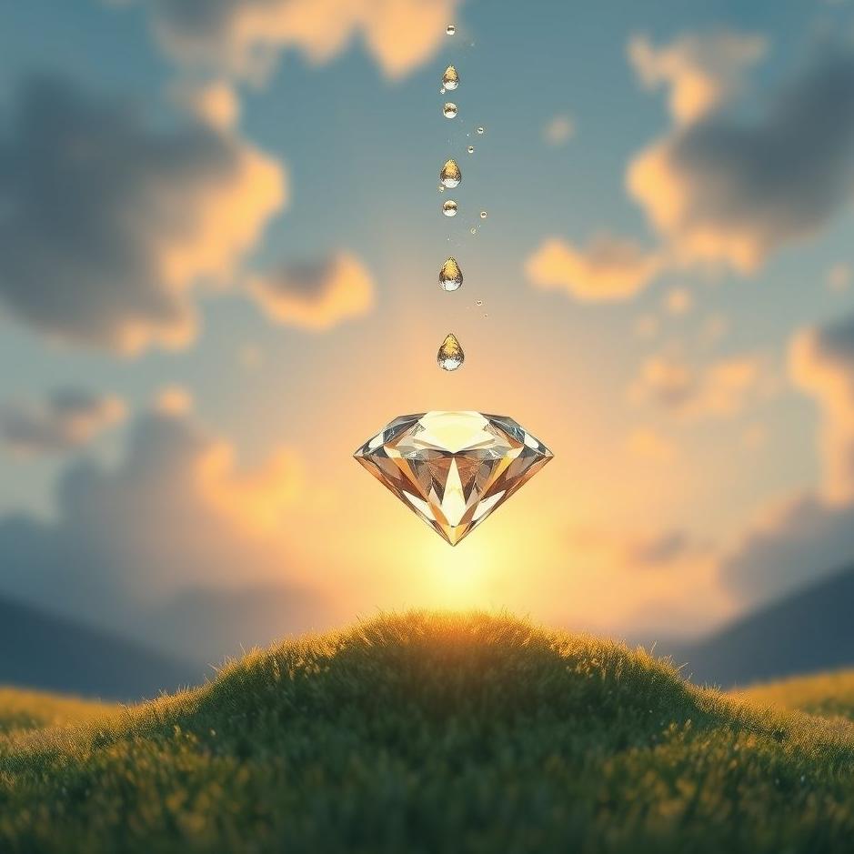 Dream : Dropping a diamond in a dream