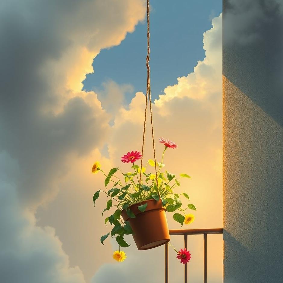 Dream : Dropping a flower pot from the balcony in a dream