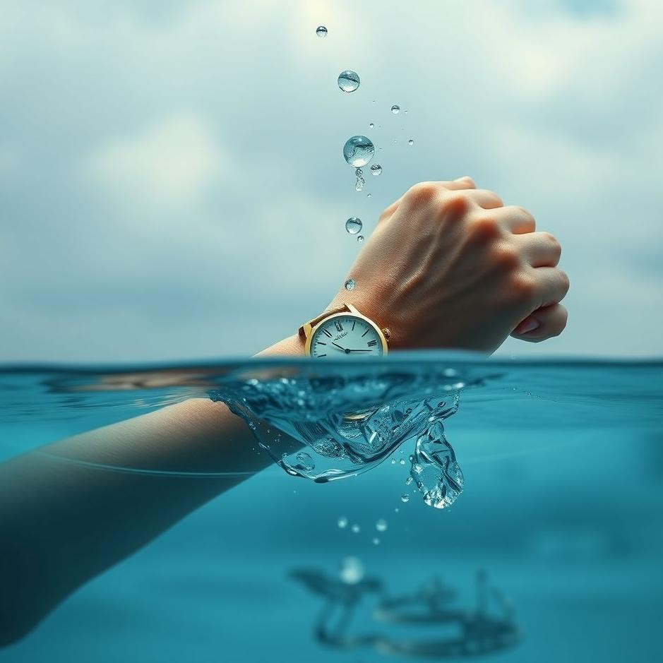 Dream : Dropping a wristwatch into water in a dream