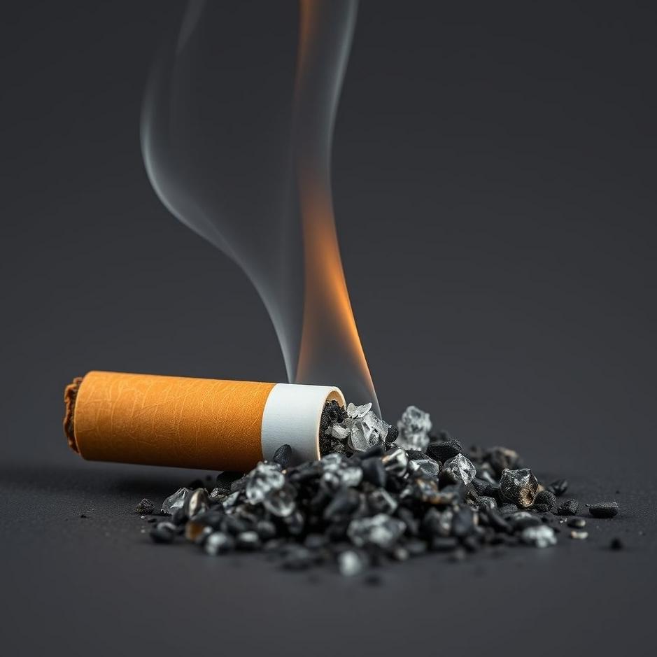 Dream : Dropping cigarette ash