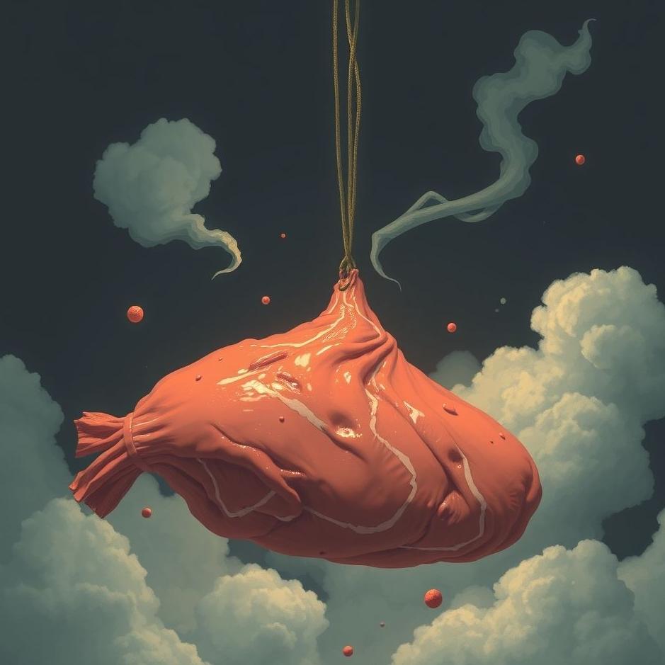 Dream : Dropping meat in a dream