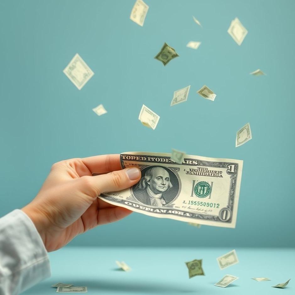 Dream : Dropping paper money in a dream