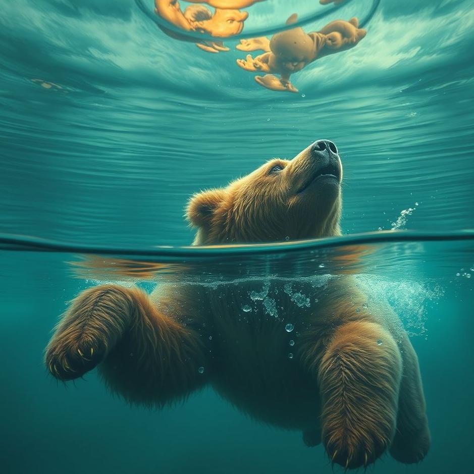 Dream : Drown with bear in the dream
