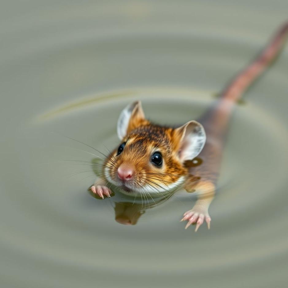 Dream : Drowning a mouse in water