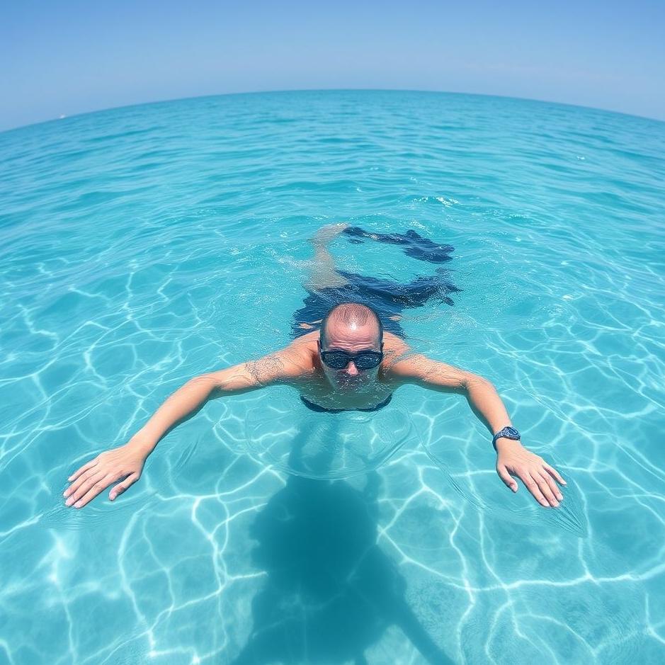 Dream : Drowning in the crystal clear sea 