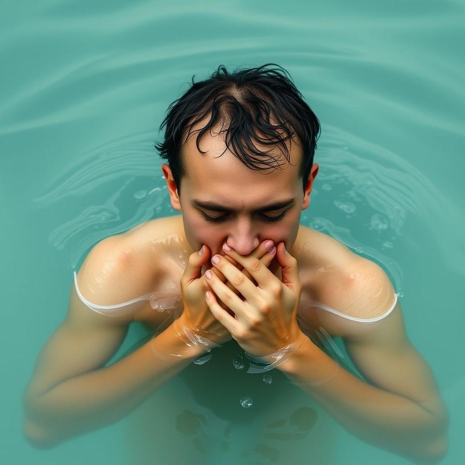 Dream : Drowning while vomiting