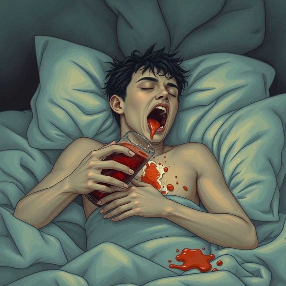 Dream : Drunk and vomiting in a dream
