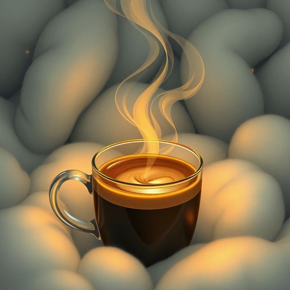 Dream : Drunk coffee in a dream