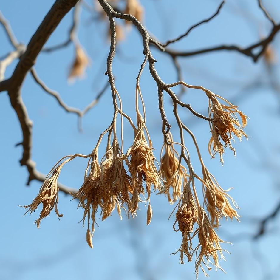 Dream : Dry dips from the tree in the dream