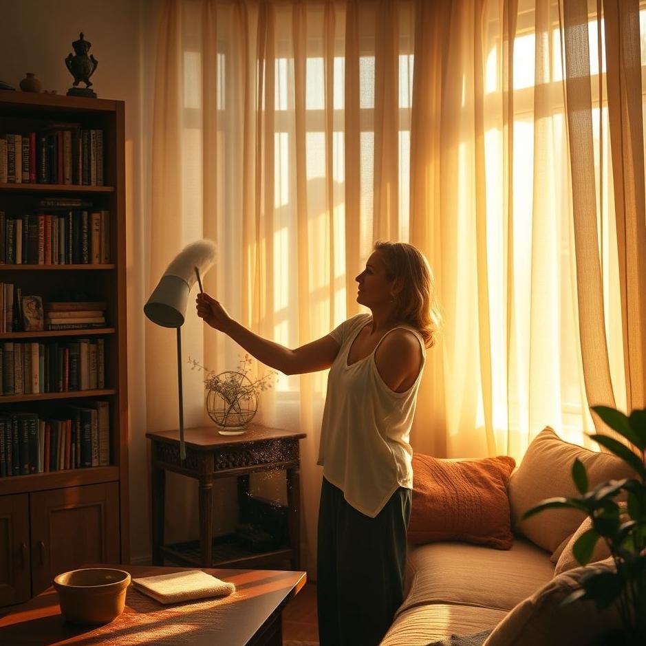 Dream : Dusting at home