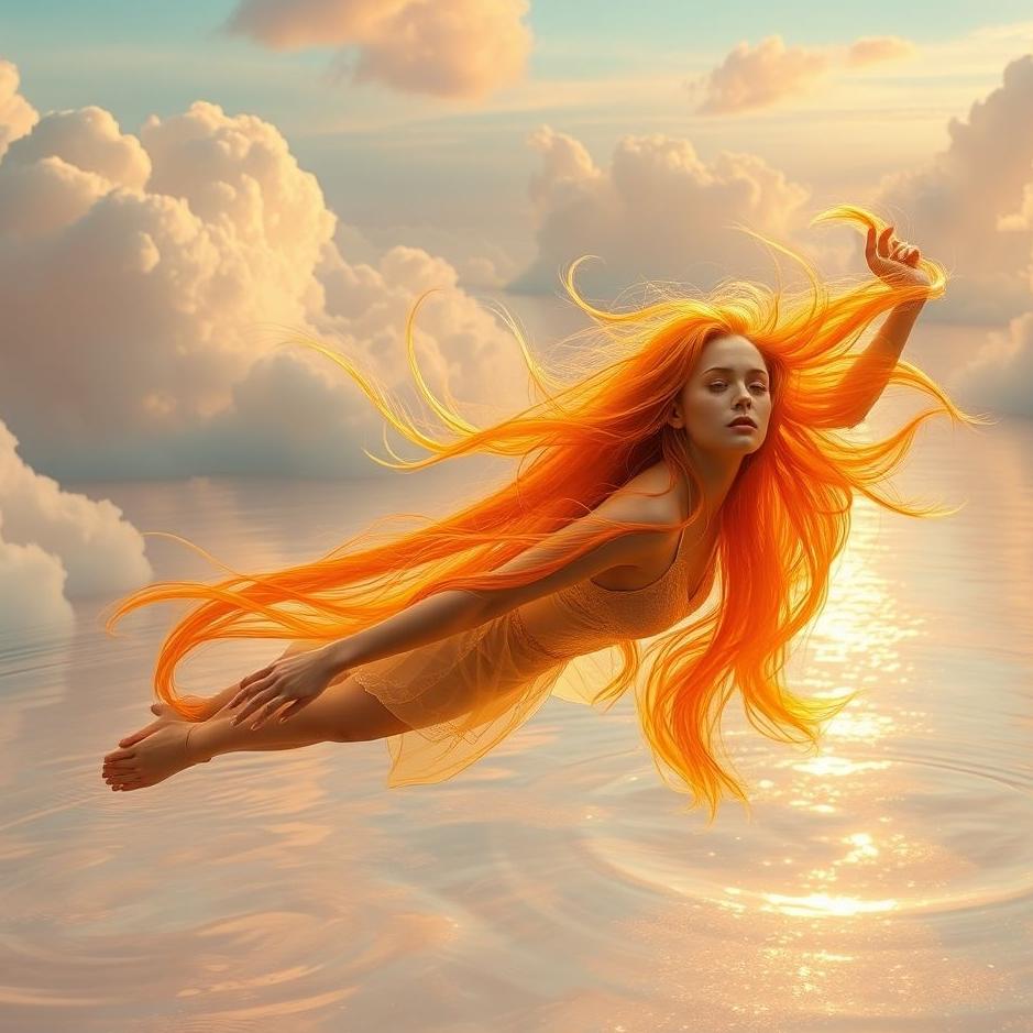 Dream : Dyeing hair orange in a dream