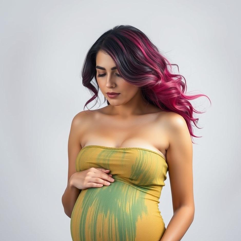Dream : Dyeing hair while pregnant in a dream