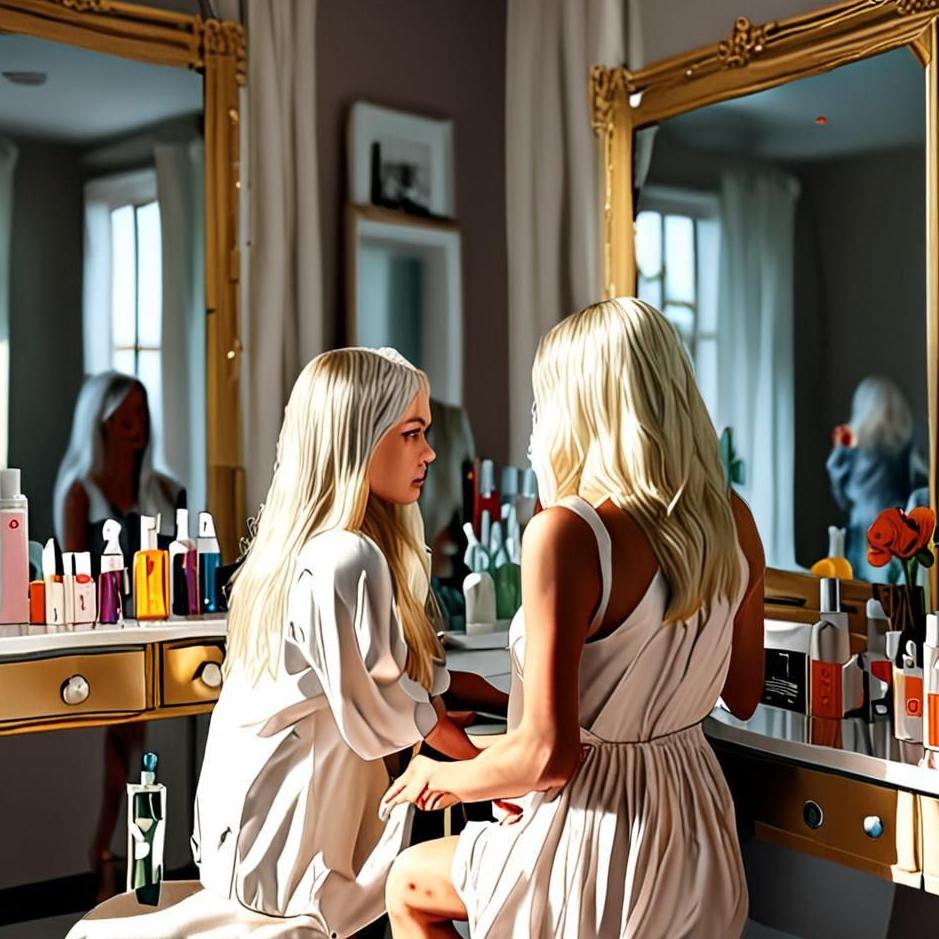 Dream : Dyeing whitening hair 